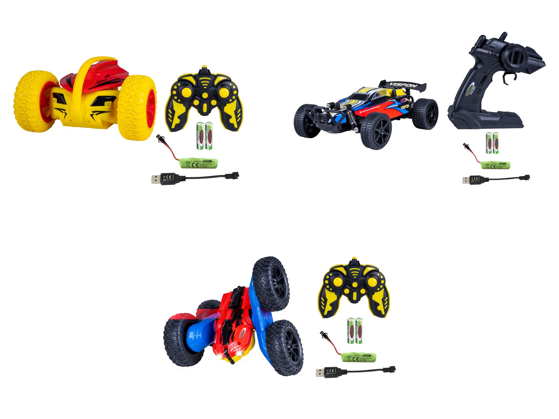 JAMARA Samochód kaskaderski zdalnie sterowany RC X-F2 / RC Vispon Buggy / RC SPINact