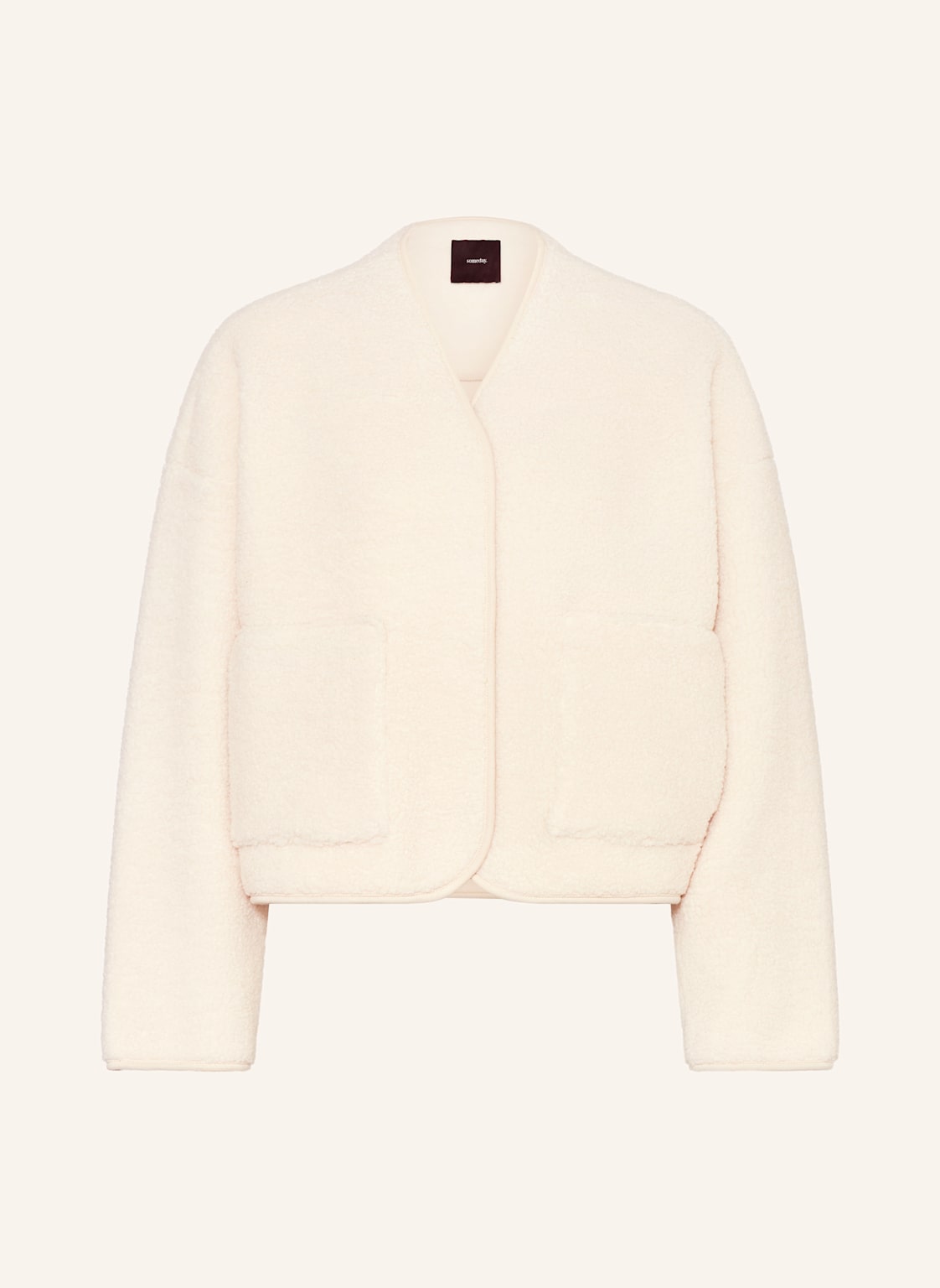 Someday Kurtka Pluszowa Uteddy beige