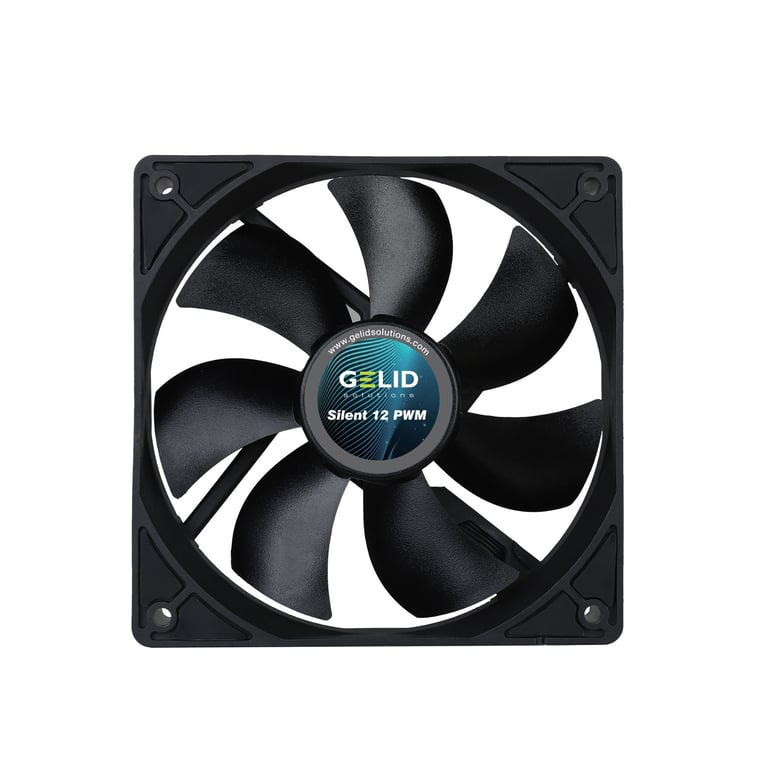 Gelid Solutions Silent Obudowa komputera Wentylator 12 cm Czarny FN-PX12-16