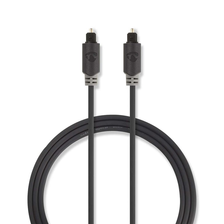 Nedis CABW25000AT10 kabel audio 1 m Toslink Antracyt