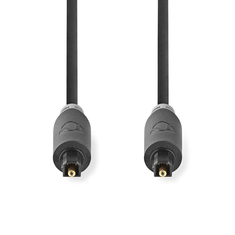 Nedis CABW25000AT50 kabel audio 5 m Toslink Antracyt