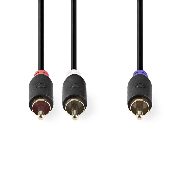 Nedis CABW24000AT30 kabel audio 3 m 2 x RCA RCA Antracyt