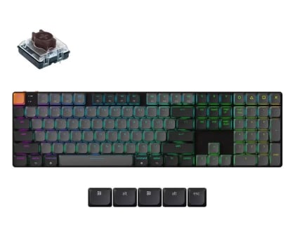 Keychron K5X H3 UltraSlim Low Profile Mac Win HotSwap RGB FullSize