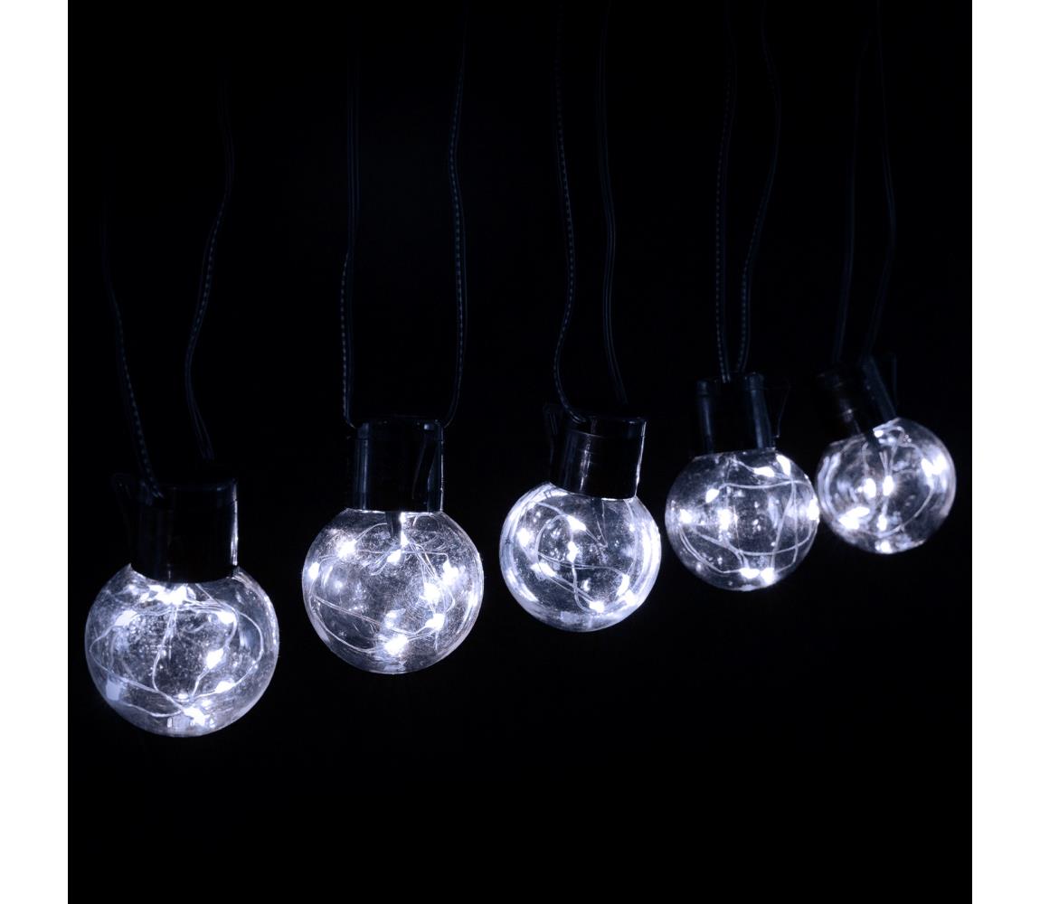 Aigostar - LED zewnętrzny łańcuch dekoracyjny 160xLED/3,6W/230V 10m IP44 zimna biel