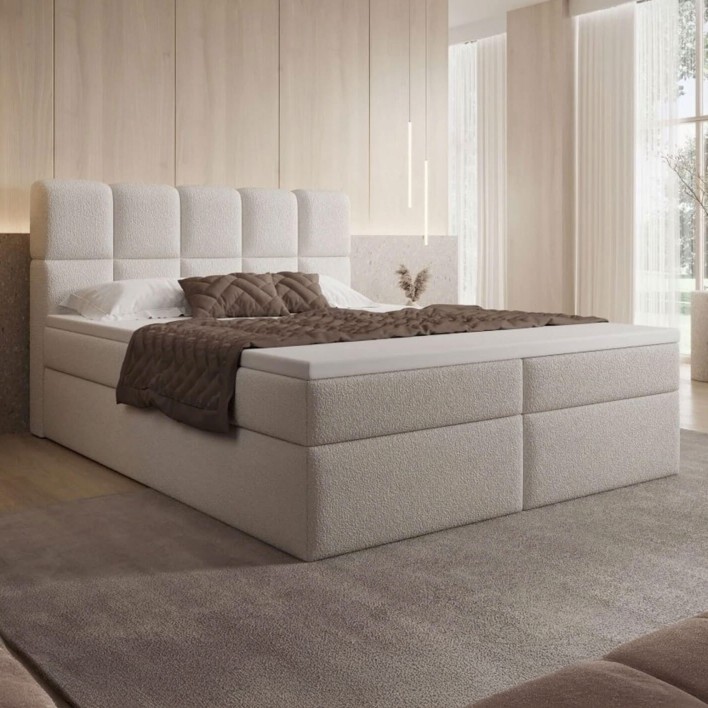 Łóżko kontynentalne z pojemnikiem MASSIMO 160x200 Kolor do wyboru