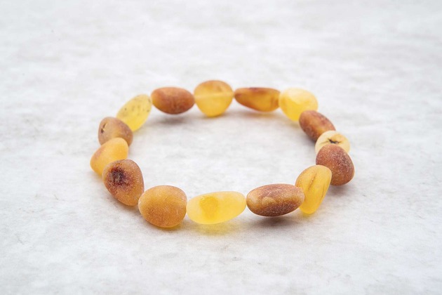 Bransoletka z bursztynu naturalnego elastyczna