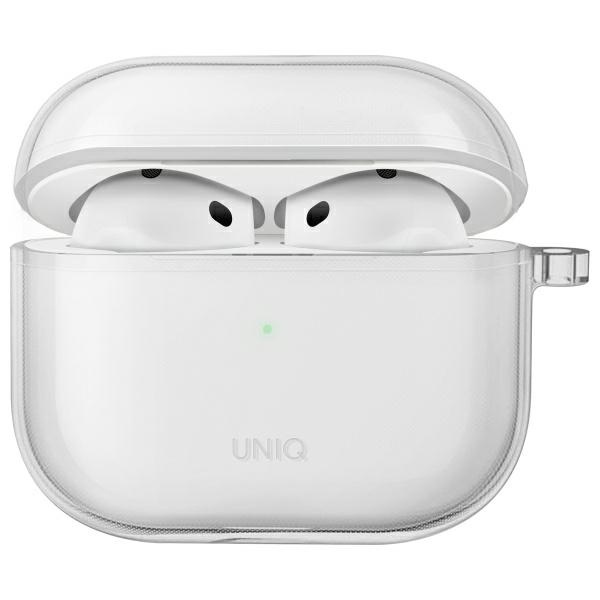 UNIQ Glase AirPods 4 przezroczysty/glossy clear