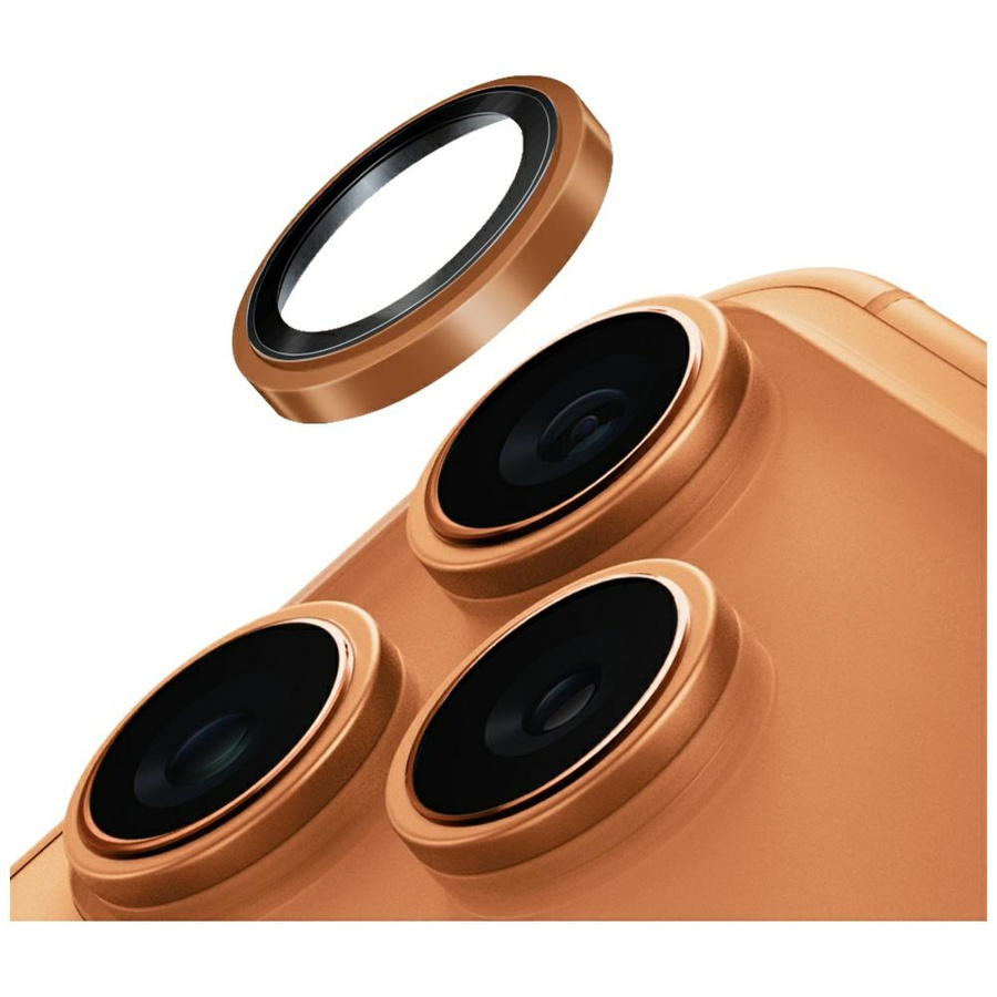 Szkło na obiektyw aparatu UNIQ Optix Prime Camera Lens Protector do iPhone 17 Pro / 17 Pro Max / 15 Pro / 15 Pro Max z aplikatorem sunset