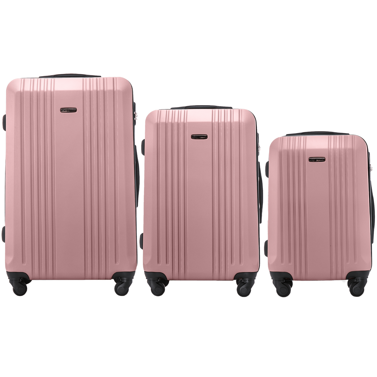 Zestaw walizek Wings Kestrel, 3 szt., rose gold