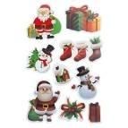 Naklejki papierowe 9 wzorów 90 szt