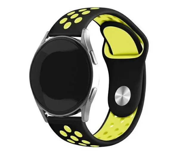 Beline do Watch 20mm Sport Silicone uniwersalny Czarno-żółty