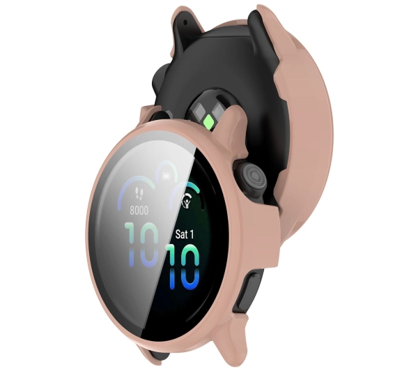 Bizon ze szkłem do Garmin Vivoactive 6 różowy