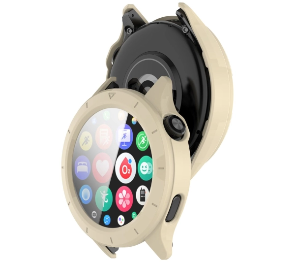 Bizon ze szkłem do Xiaomi Watch S4 beżowy