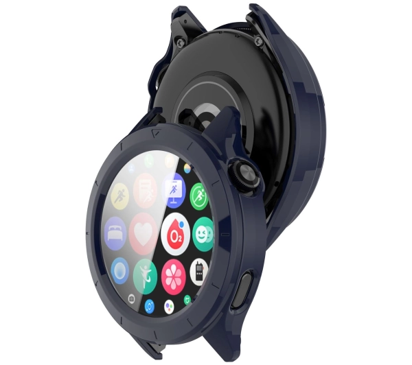 Bizon ze szkłem do Xiaomi Watch S4 niebieski