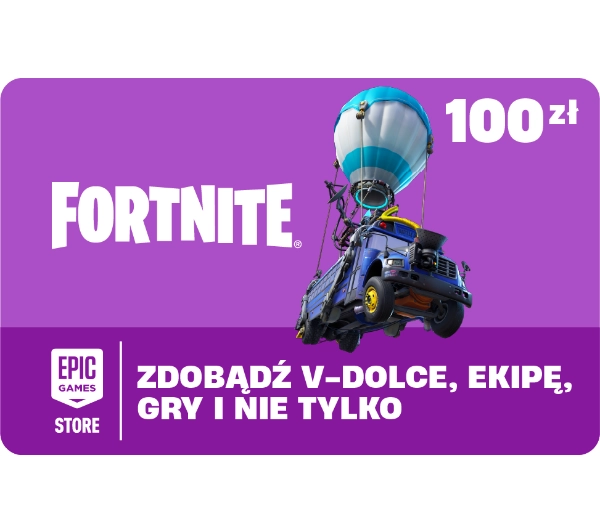 Epic Gift Card Fortnite 100 PLN