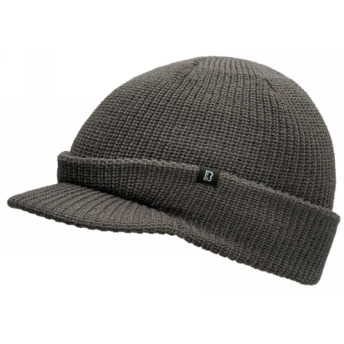 Czapka zimowa z daszkiem Brandit Shield Cap - Antracyt