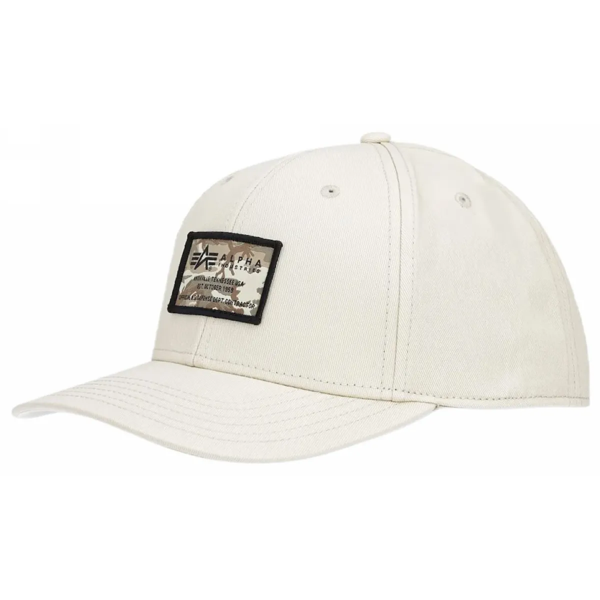 Alpha Industries Czapka Crew Camo Cap 156903 300 - Vintage White