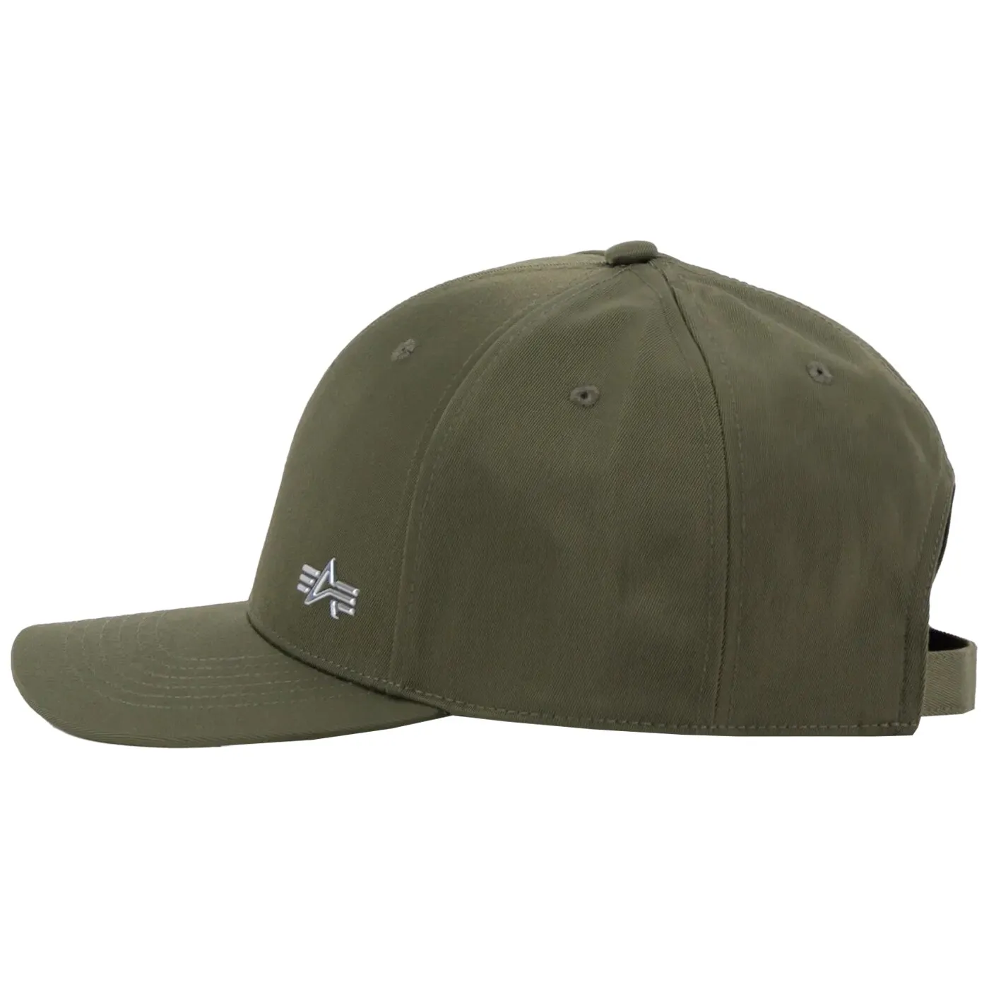 Alpha Industries Czapka Metal Label Cap 156905 142 - Ciemnooliwkowa