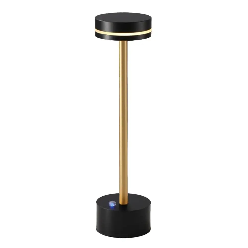 Bezprzewodowa lampa stołowa Sam ML1386 LED 5W 3000K USB-C czarny złoty