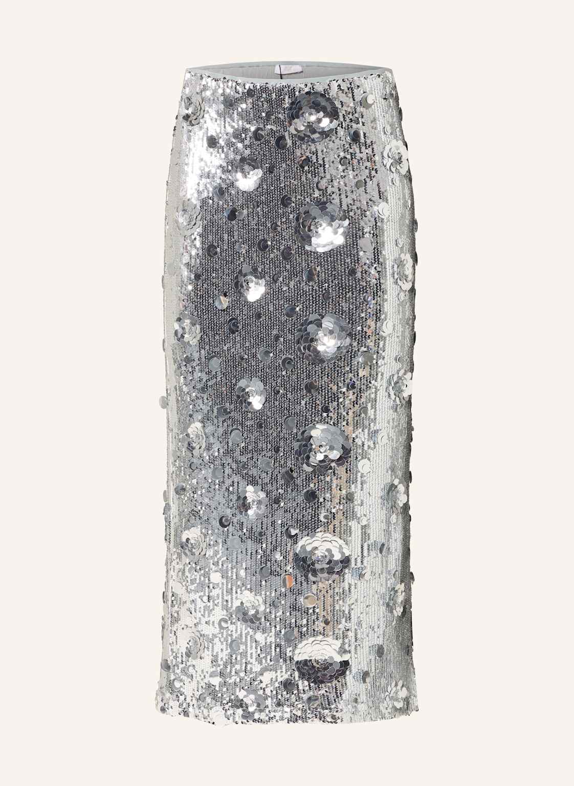 Riani Spódnica Z Siateczki Z Cekinami silber