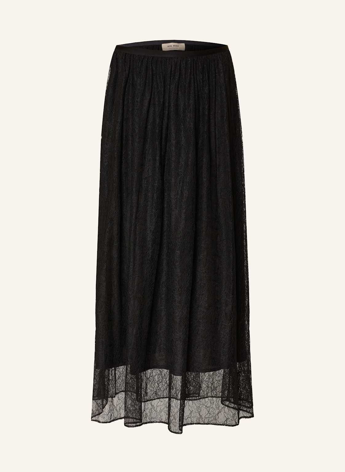 Mos Mosh Koronkowa Spódnica Mmsalinta schwarz