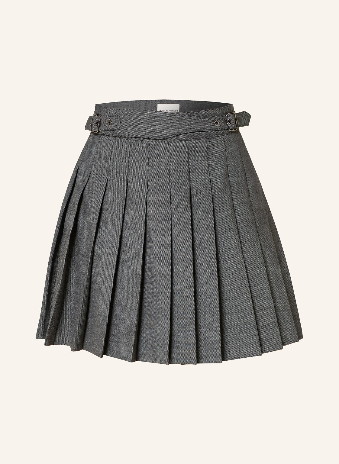 Claudie Pierlot Spódnica Plisowana grau