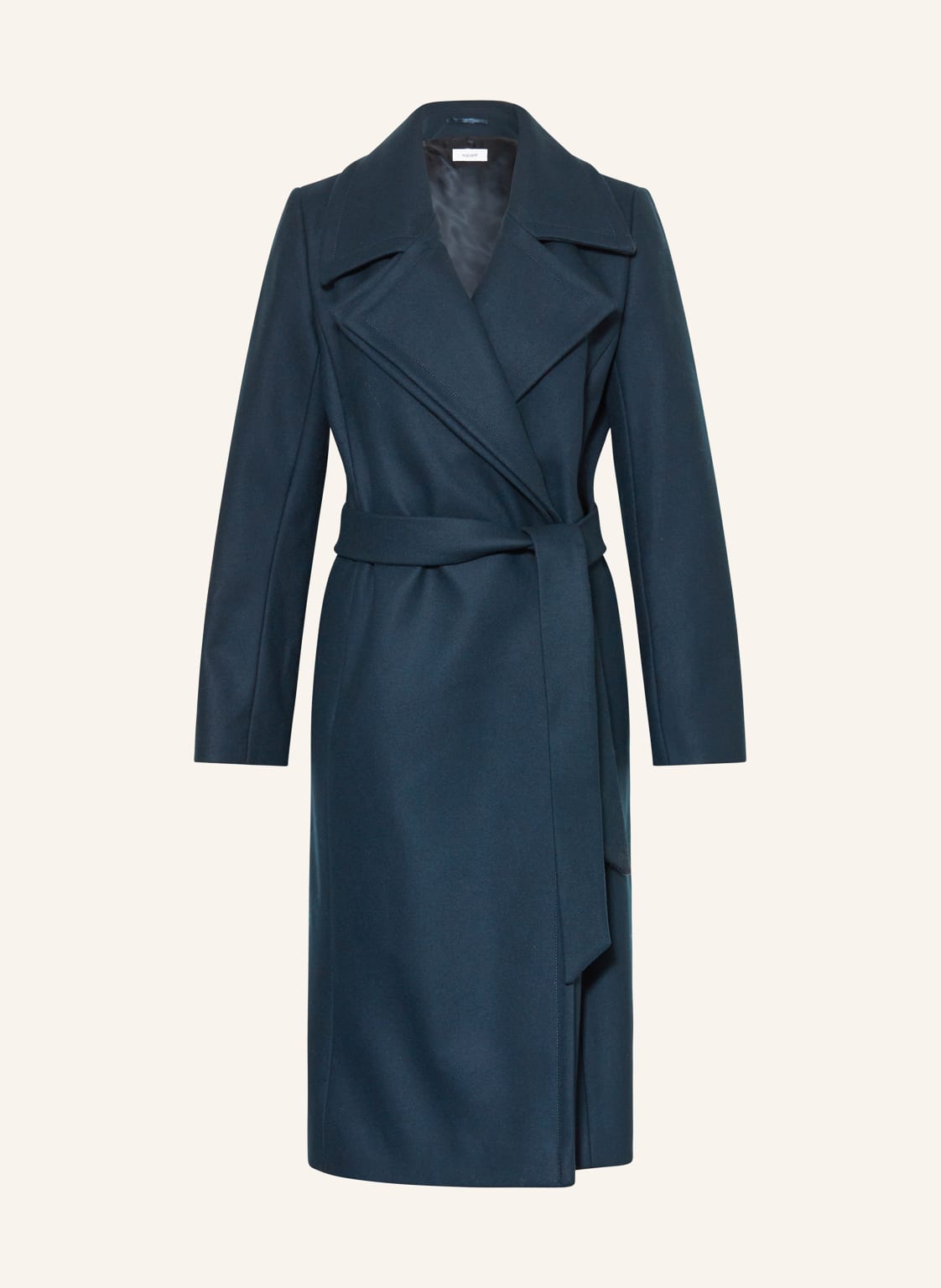 Reiss Wełniany Płaszcz Odette blau