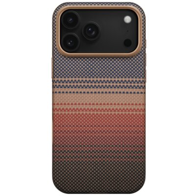 Etui PITAKA Aramid UltraGuard MagSafe do Apple iPhone 17 Pro Sunset