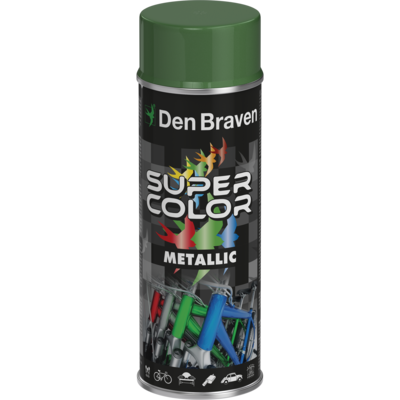DEN DRAVEN Lakier w aerozolu metalic 400 ml zielony