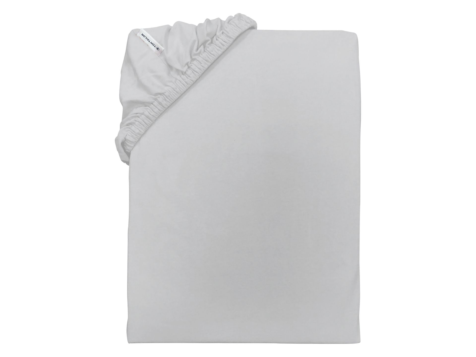 Tom Tailor Prześcieradło z dżerseju z gumką, 90-100 x 200 cm (Szary)