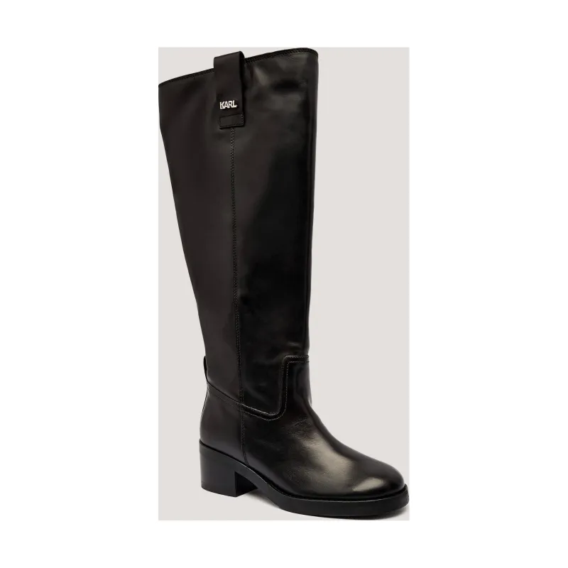 Karl Lagerfeld Skórzane oficerki BROOKLYN