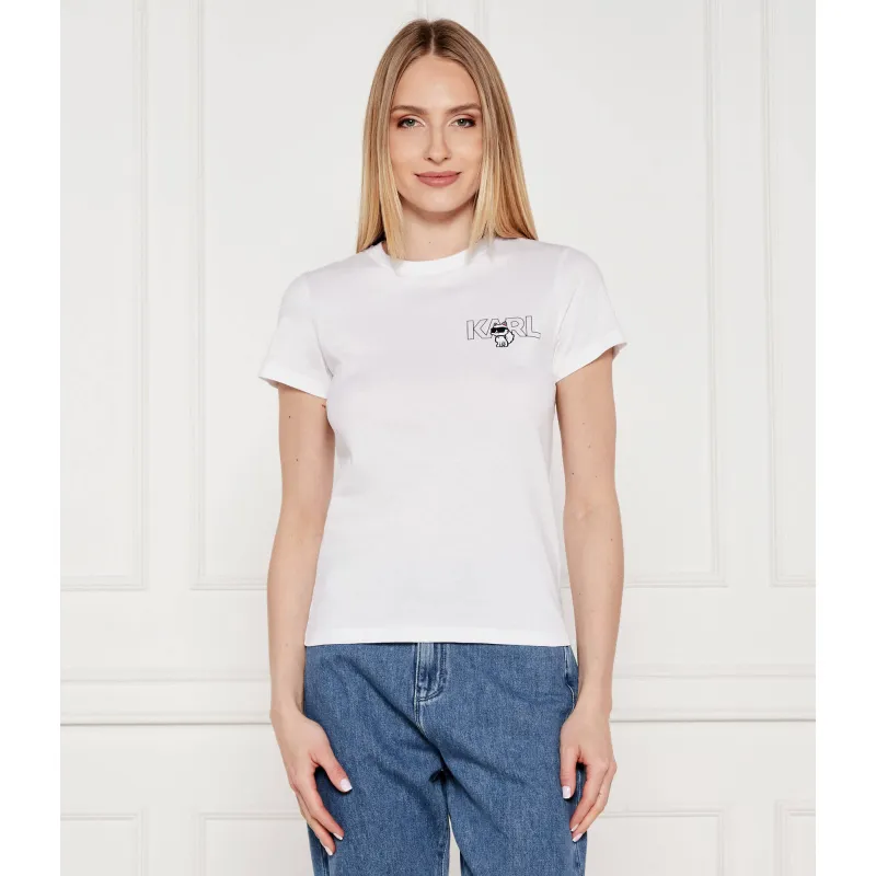 Karl Lagerfeld T-shirt ikon seasonal | Slim Fit