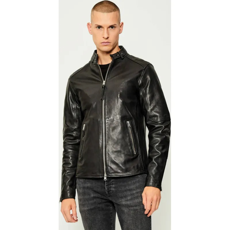 AllSaints Skórzana kurtka CORA | Regular Fit