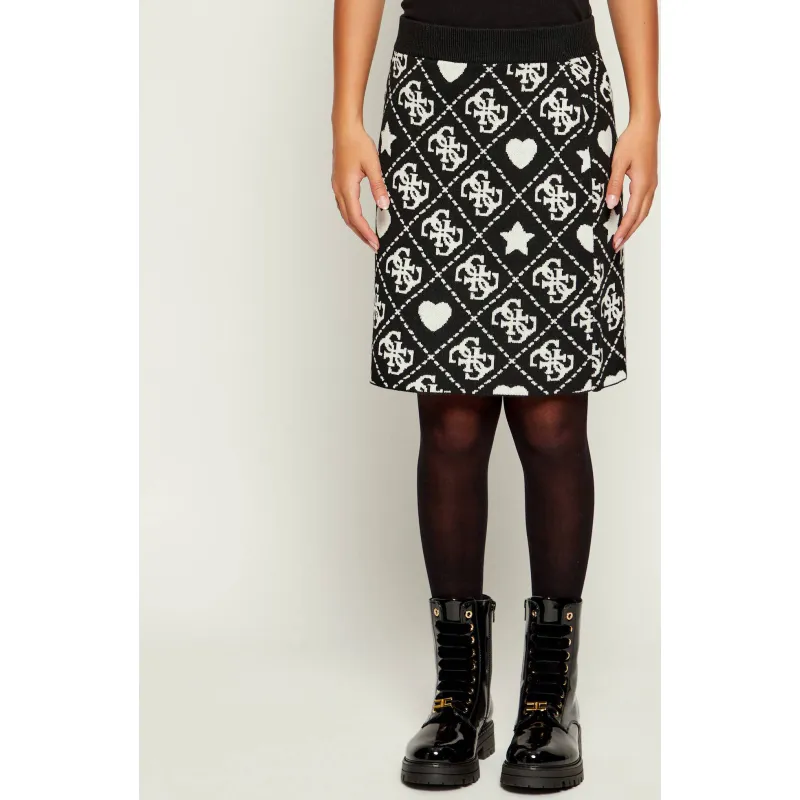 Guess Spódnica z dodatkiem wełny