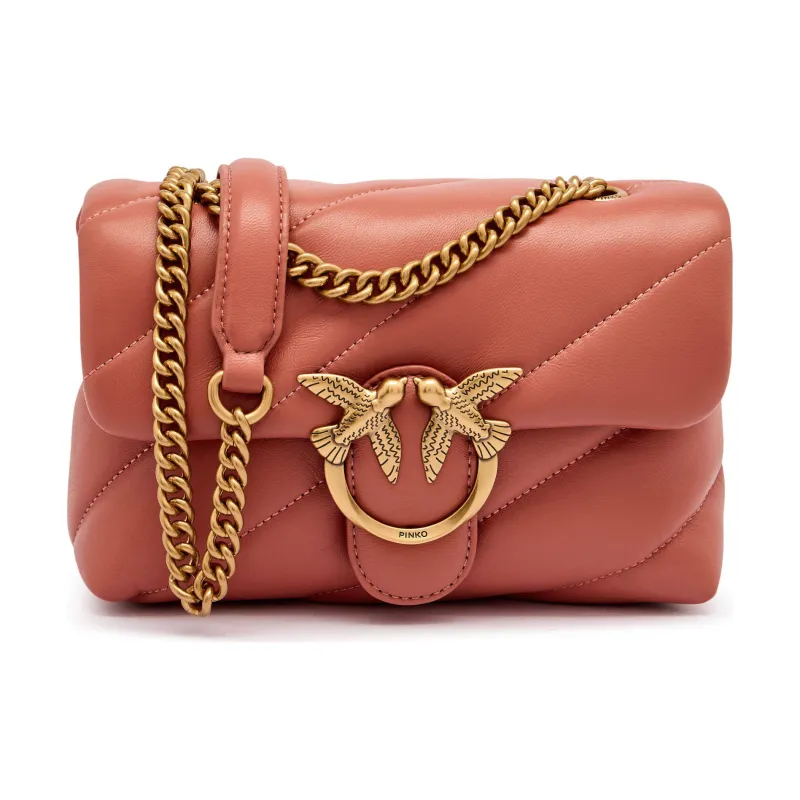 Pinko Skórzana torebka na ramię LOVE PUFF MINI