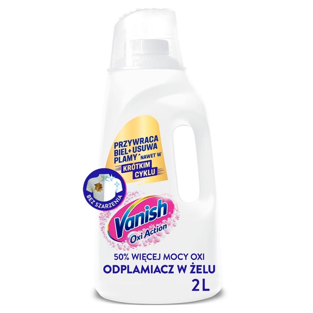 Vanish Oxi Action White Odplamiacz do tkanin w żelu 2 l