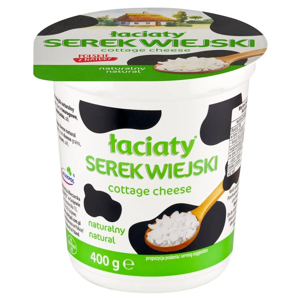Łaciaty Serek wiejski naturalny 400 g