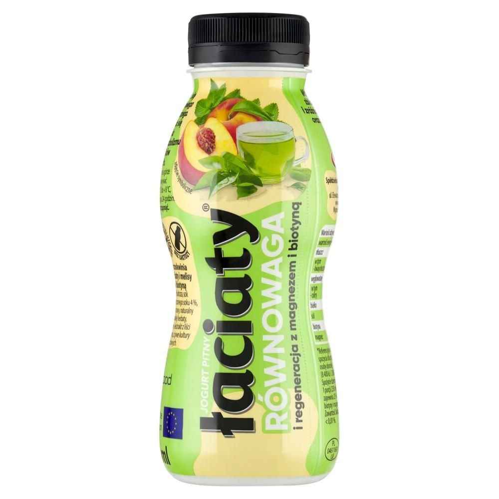 Łaciaty Jogurt pitny brzoskwinia 250 ml