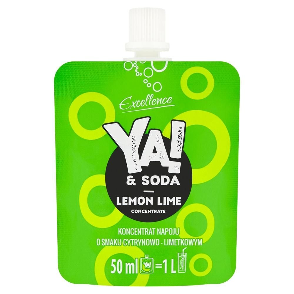 Excellence Ya! & Soda Koncentrat napoju o smaku cytrynowo-limetkowym 50 ml