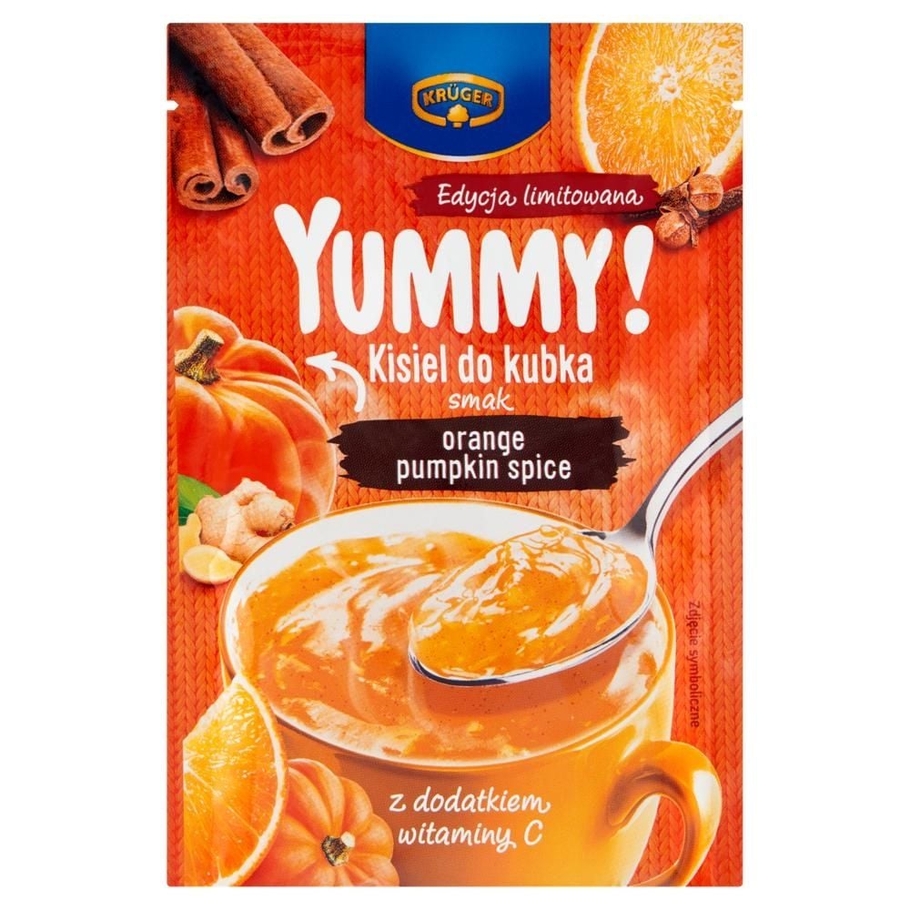 Krüger Yummy! Kisiel do kubka smak orange pumpkin spice 30 g