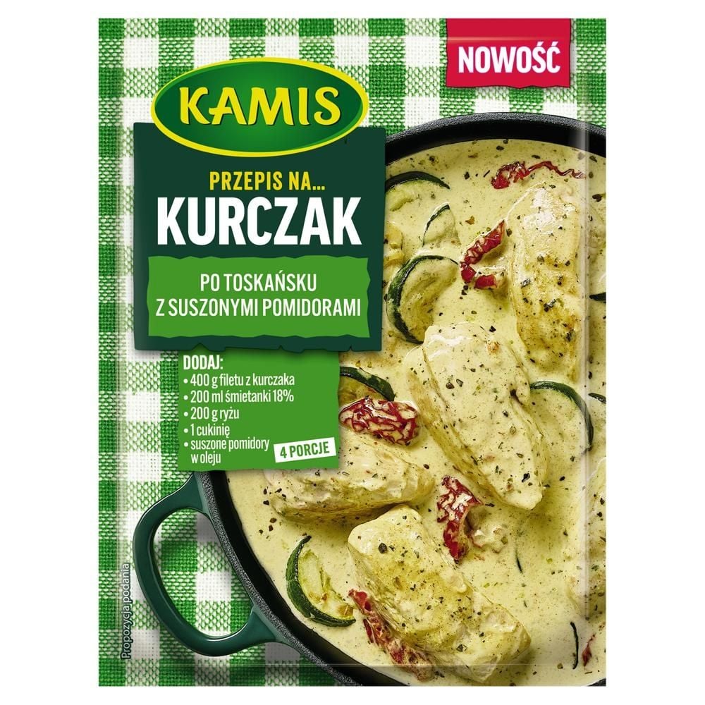 Kamis Przepis na kurczak po toskańsku z suszonymi pomidorami 30 g
