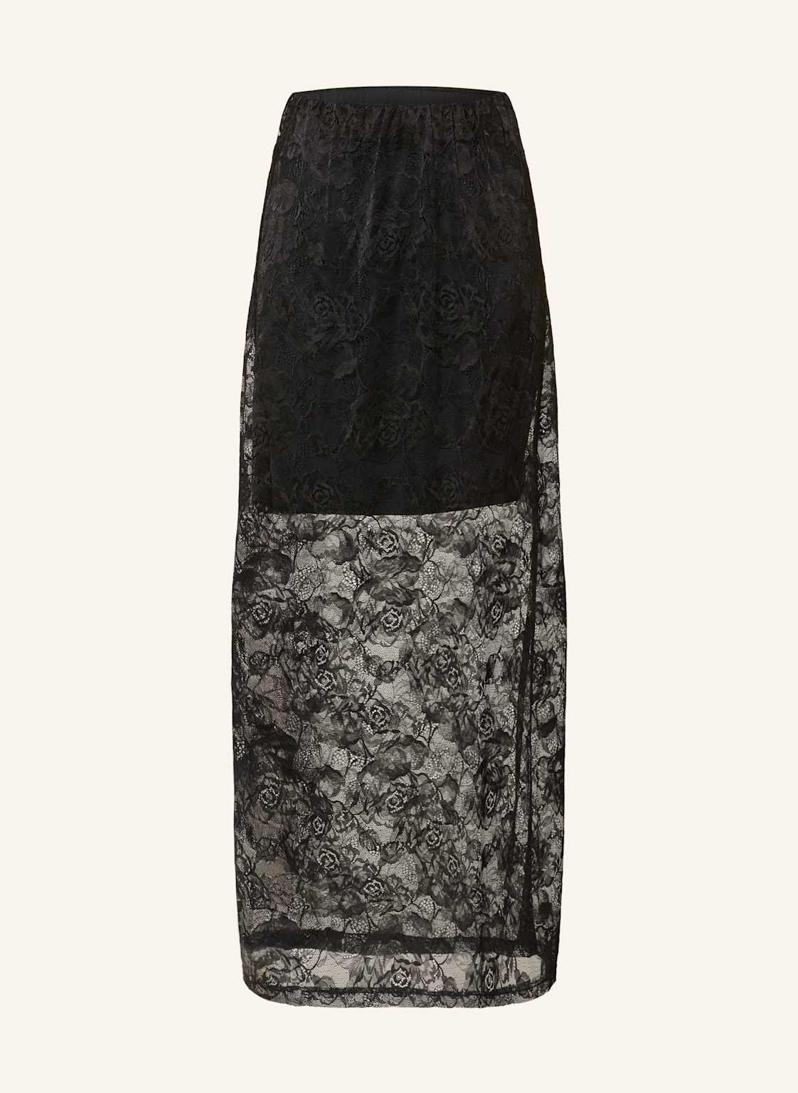 Gestuz Koronkowa Spódnica Gzleala schwarz