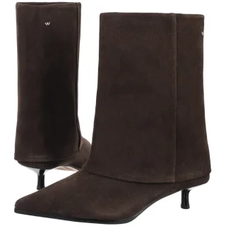 Botki Brązowe 55345-62 (WO344-a) Wojas