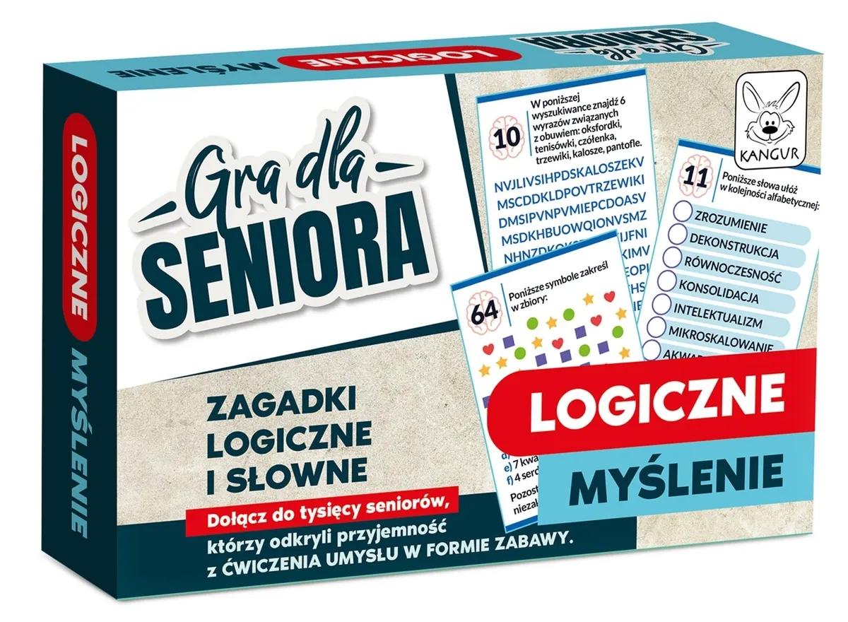 Gra dla Seniora. Logiczne Myślenie Kangur - gra