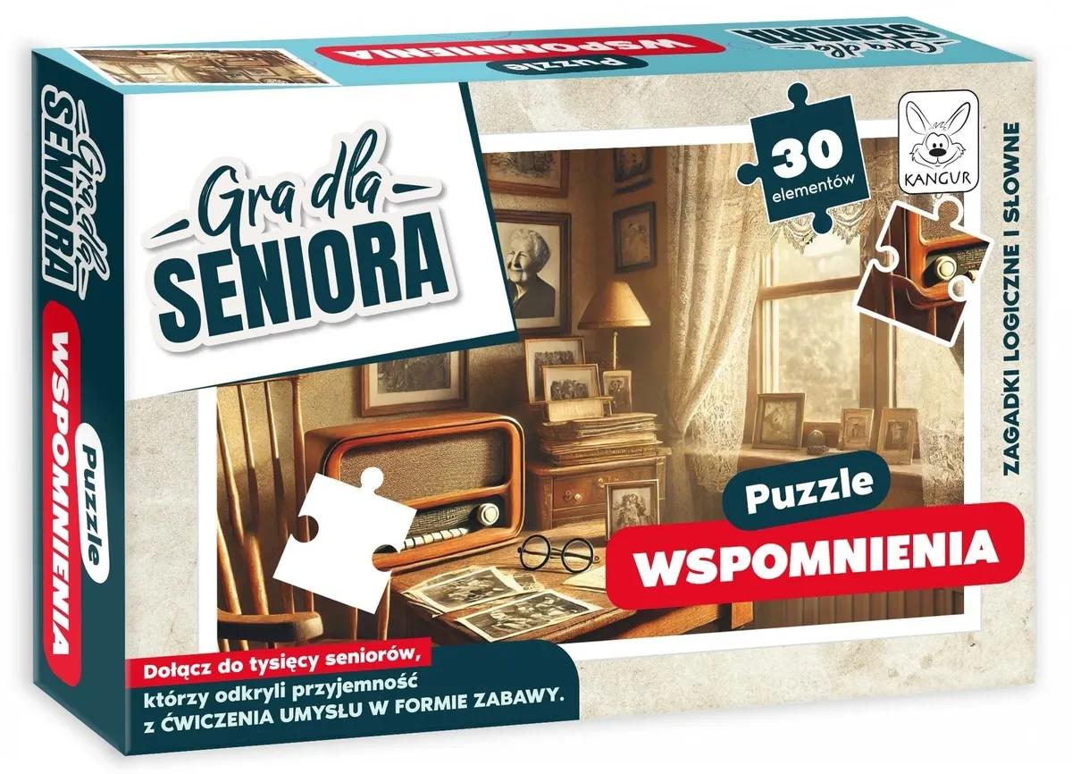 Gra dla Seniora. Puzzle Wspomnienia Kangur - puzzle