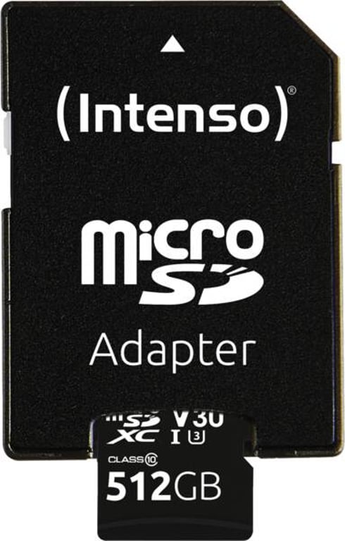 Intenso 3433493 pamięć flash 512 GB MicroSDXC UHS-I Klasa 10