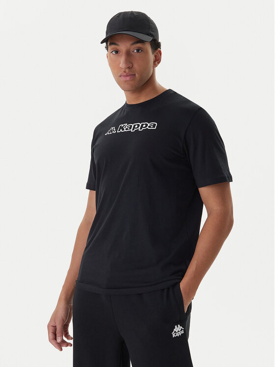 Kappa T-Shirt Feddu 311H7HW Czarny Regular Fit