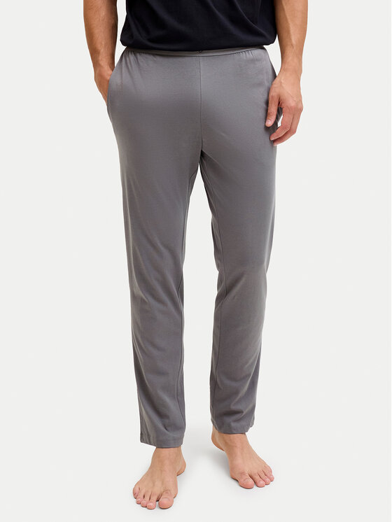 Jack & Jones Spodnie piżamowe Clyde 12291501 Szary Regular Fit