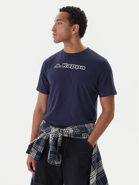 Kappa T-Shirt Feddu 311H7HW Granatowy Regular Fit