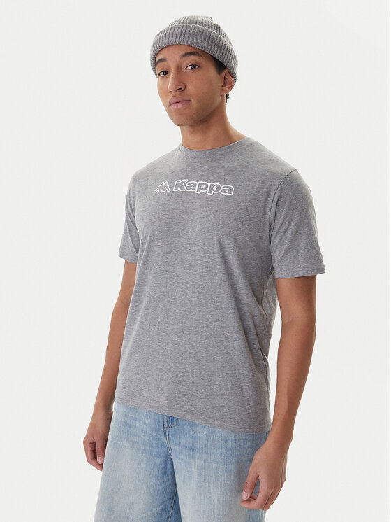 Kappa T-Shirt Feddu 311H7HW Szary Regular Fit